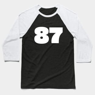 Chiefs Number 87 Baseball T-Shirt